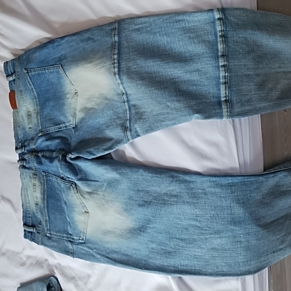 Men's "CRISP DENIM" blue jeans size 42 - Picture 3 of 5